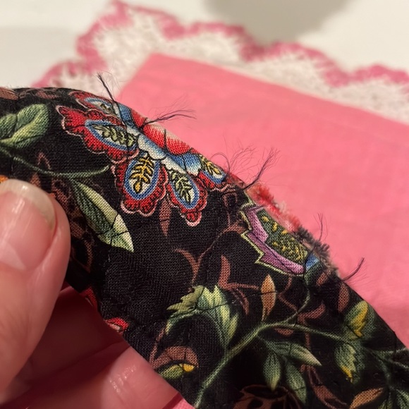 Tote Craft bag with 6 pockets floral Handcrafted - Picture 7 of 7